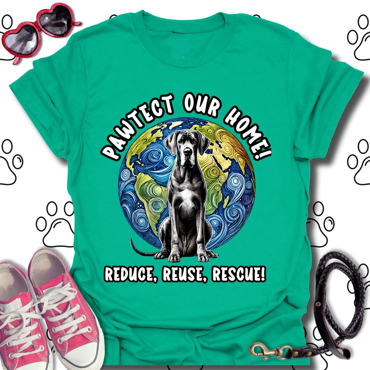 Great Dane Earth Day T-Shirt