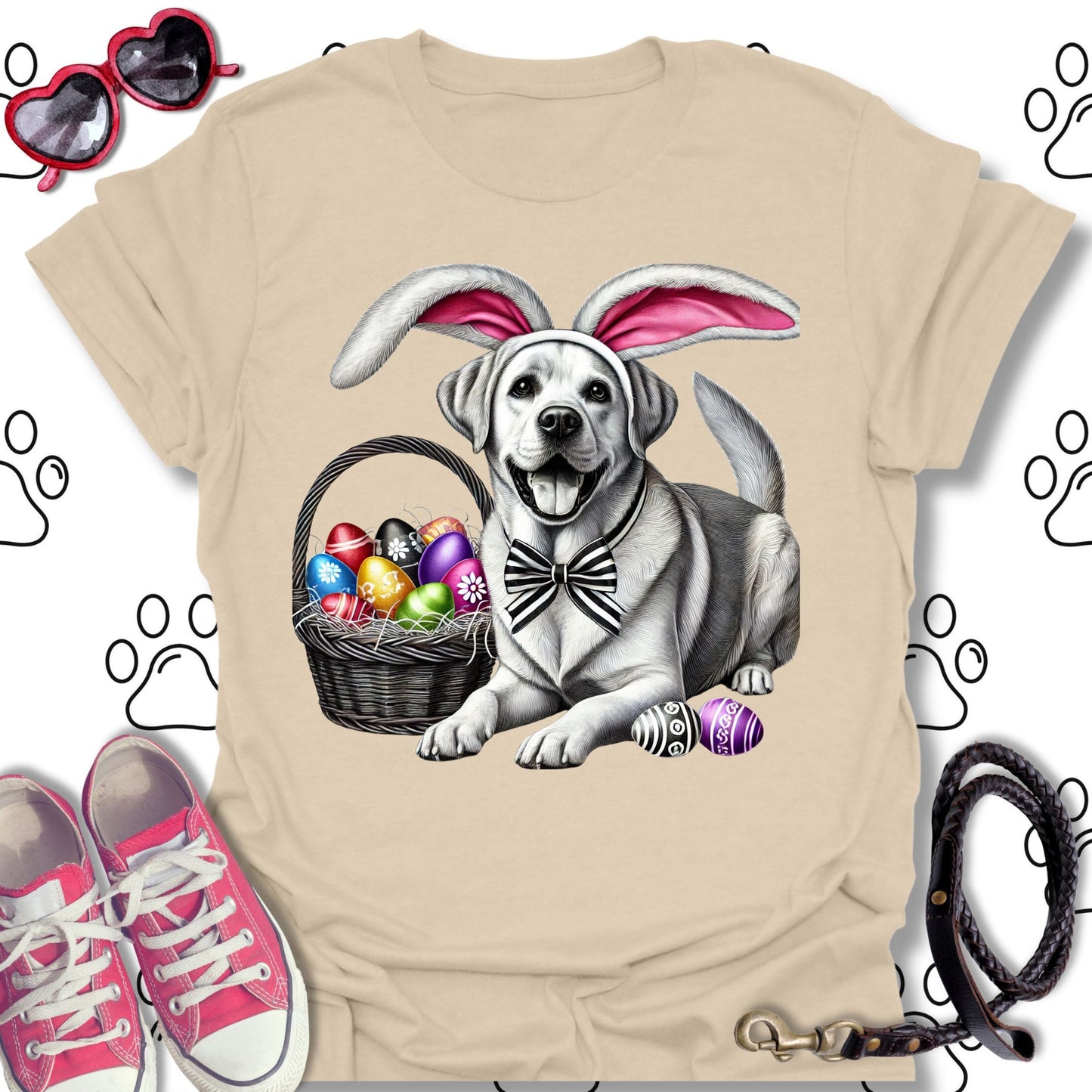 Labrador Easter Bunny T-Shirt