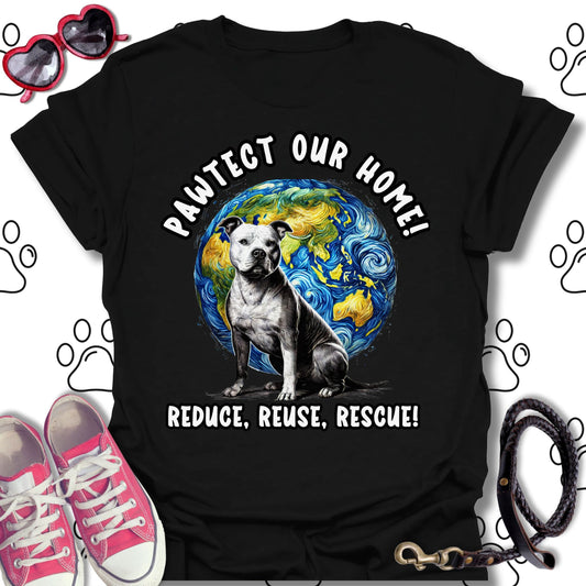 Pitbull Earth Day Shirt T-Shirt