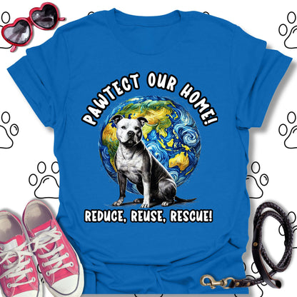 Pitbull Earth Day Shirt T-Shirt