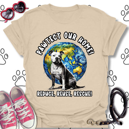 Pitbull Earth Day Shirt T-Shirt