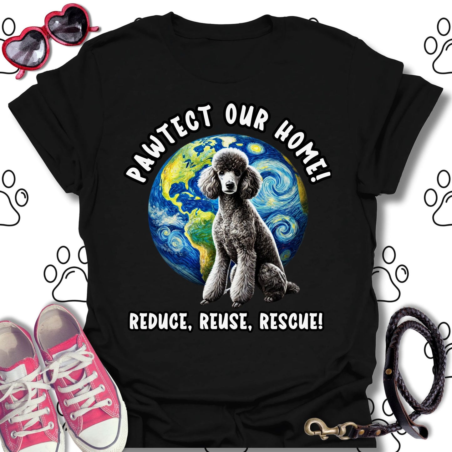 Poodle Earth Day T-Shirt