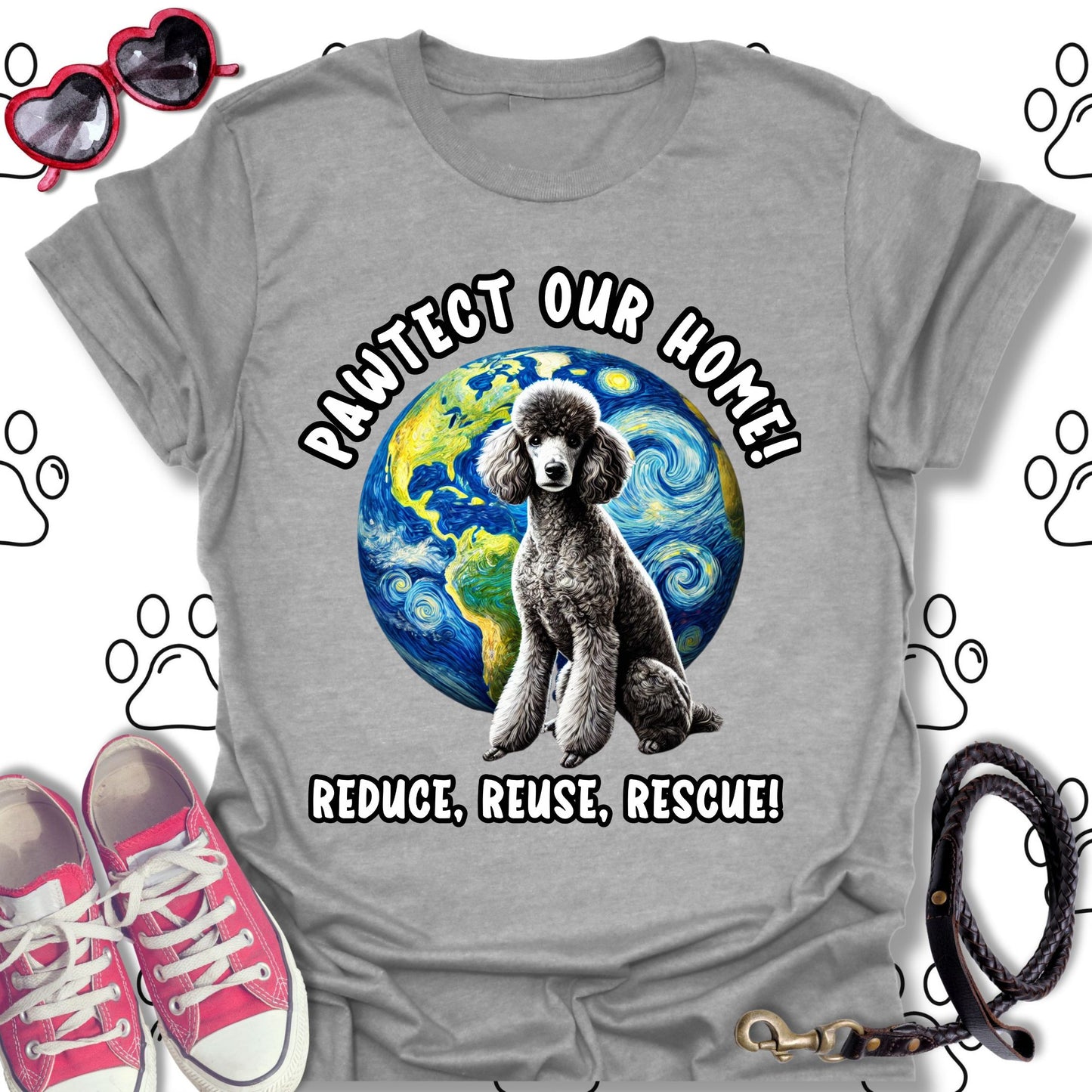 Poodle Earth Day T-Shirt