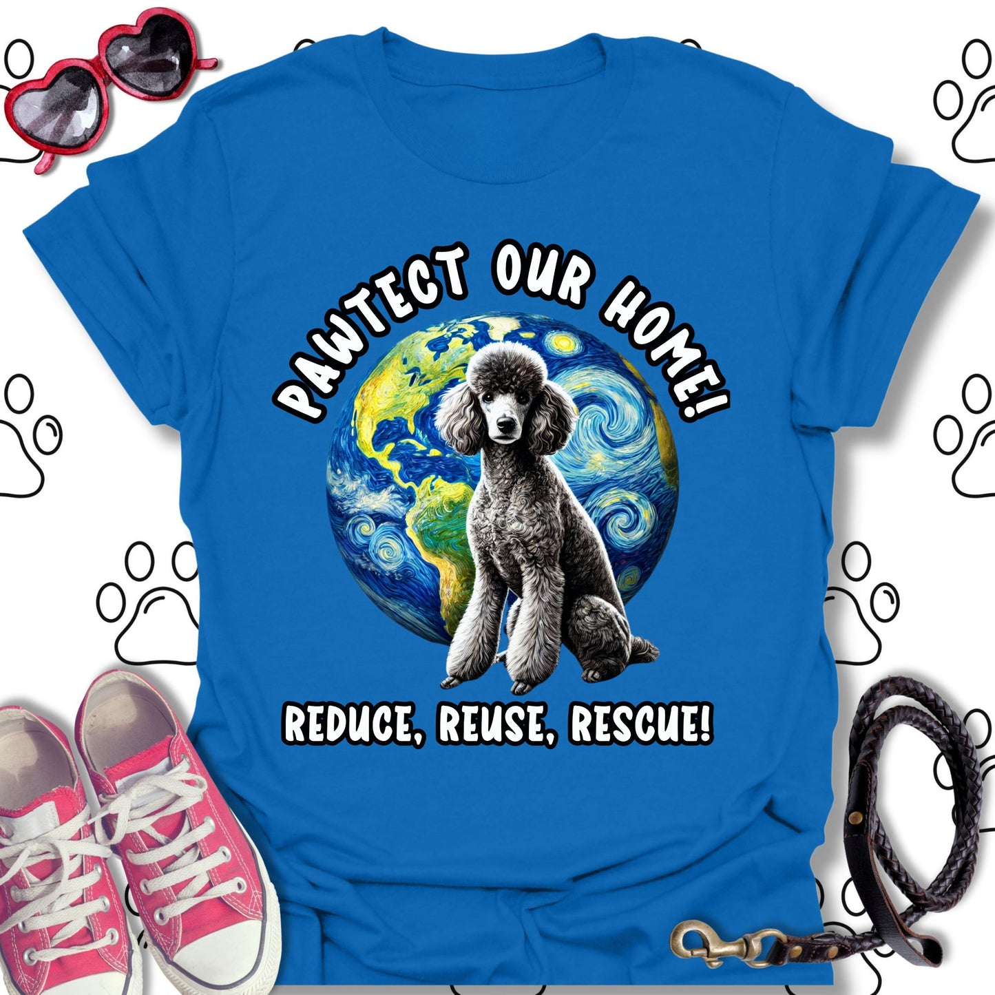 Poodle Earth Day T-Shirt