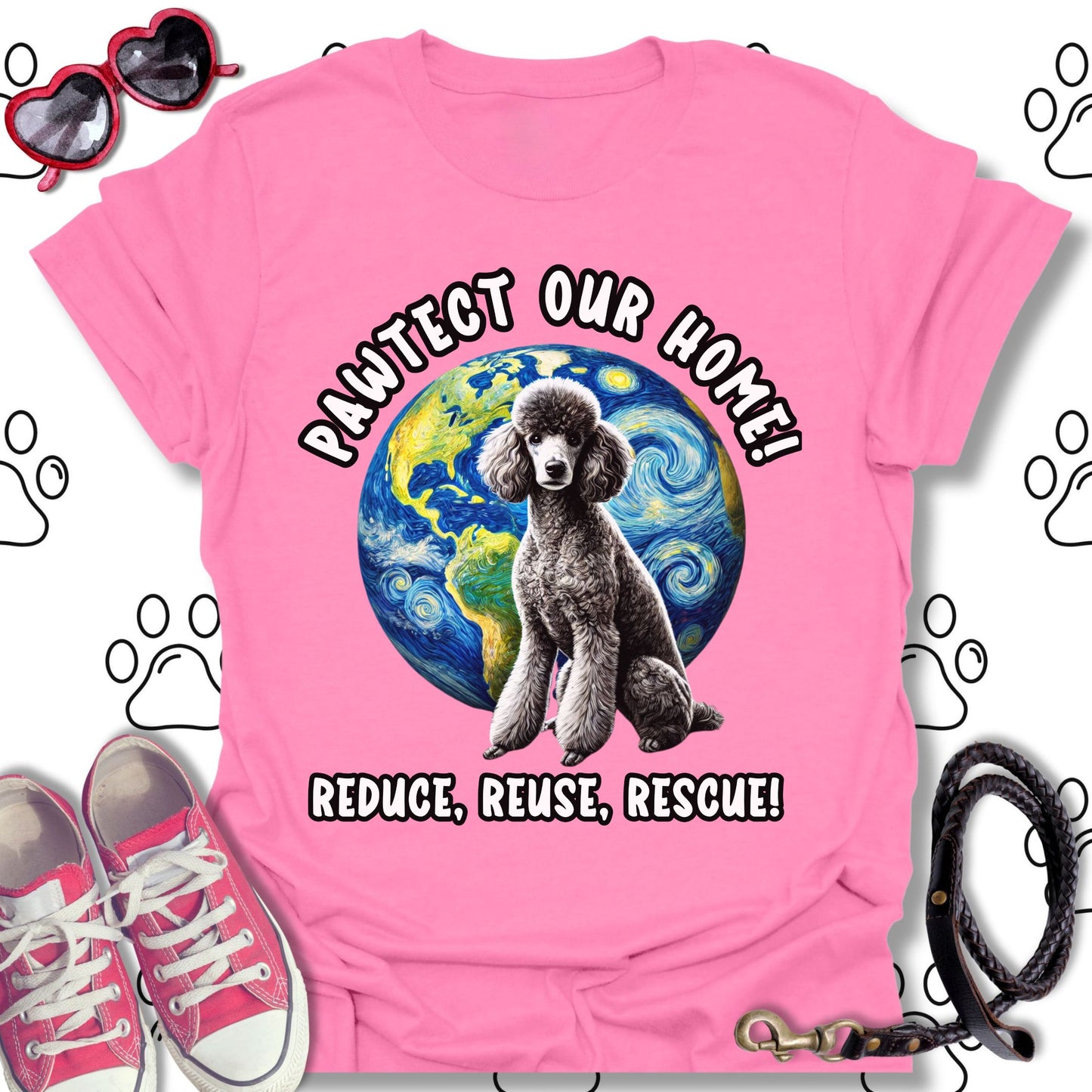 Poodle Earth Day T-Shirt