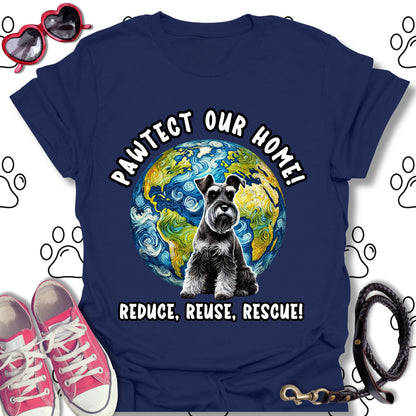 Schnauzer Earth Day T-Shirt