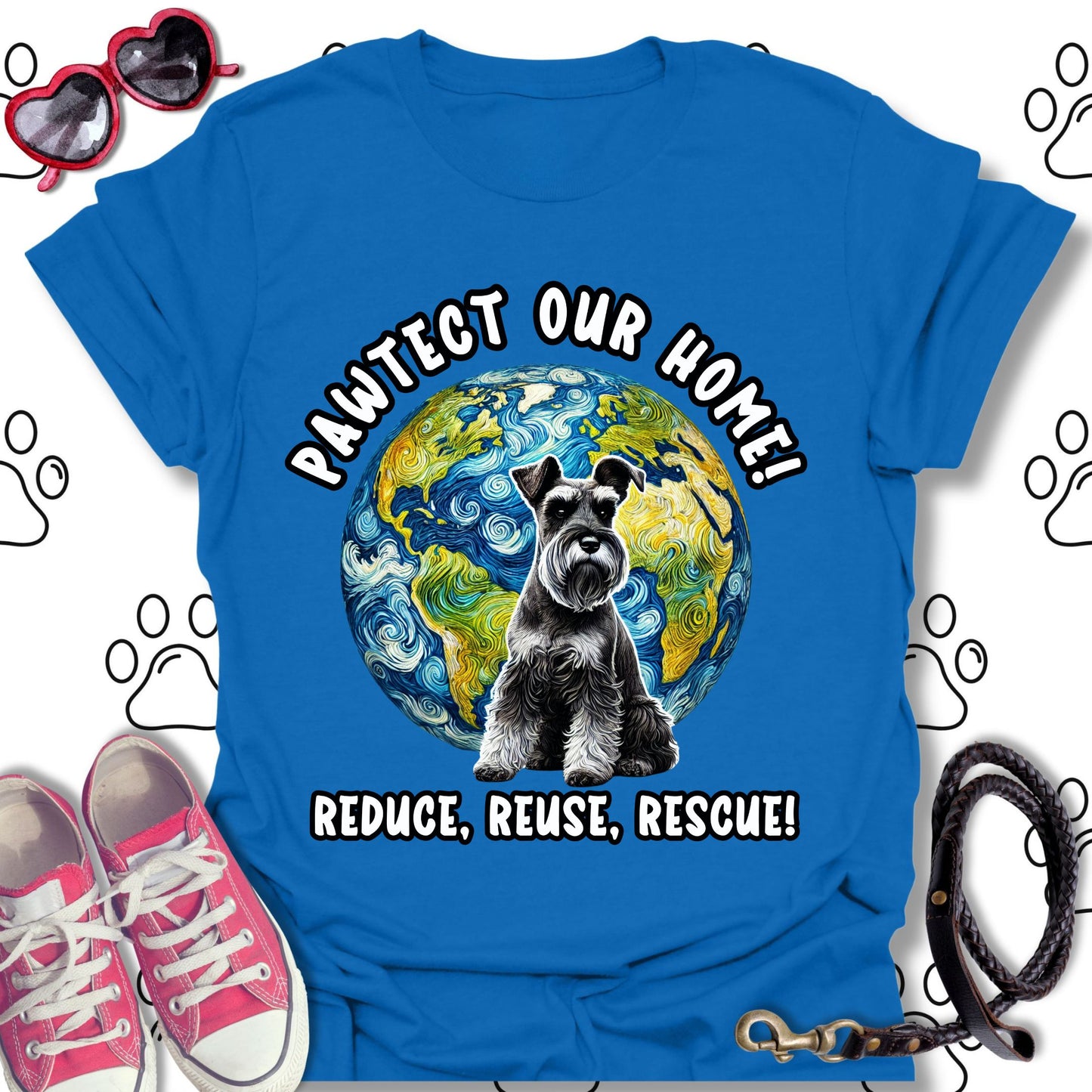 Schnauzer Earth Day T-Shirt