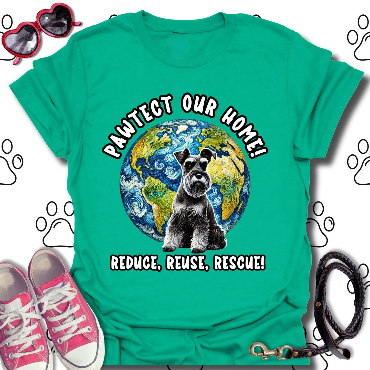 Schnauzer Earth Day T-Shirt