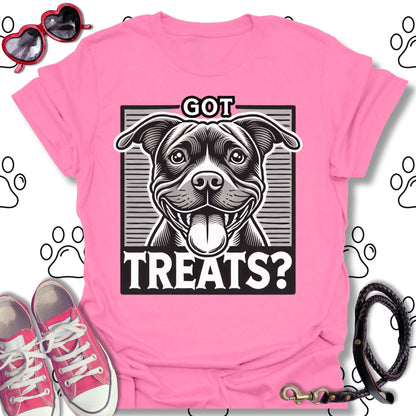 Got Treats? Funny Pitbull Dog Lover T-Shirt