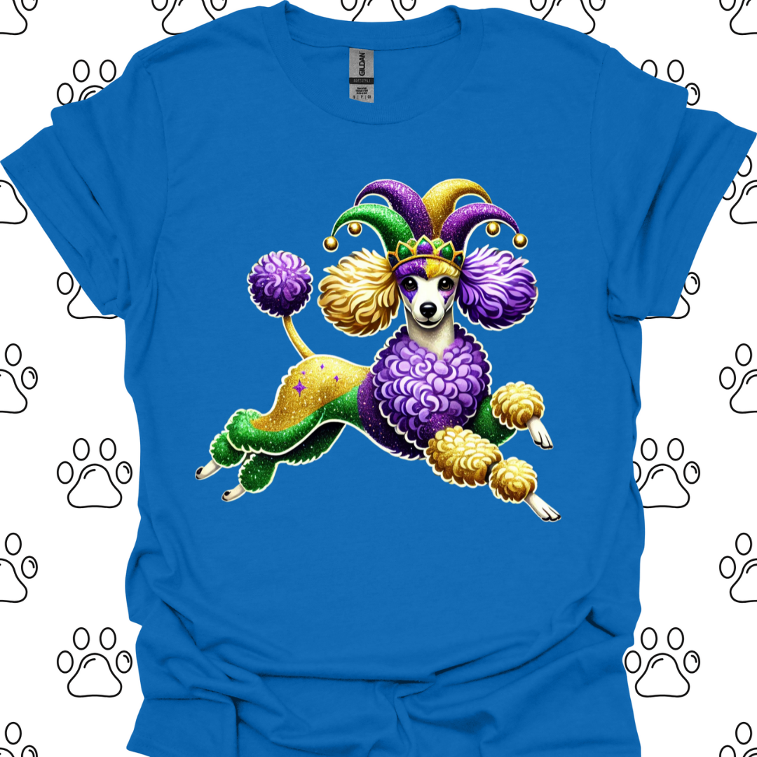 Poodle Festive Mardi Gras T-Shirt