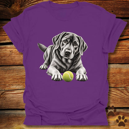 Black Labrador Let's Play T-Shirt