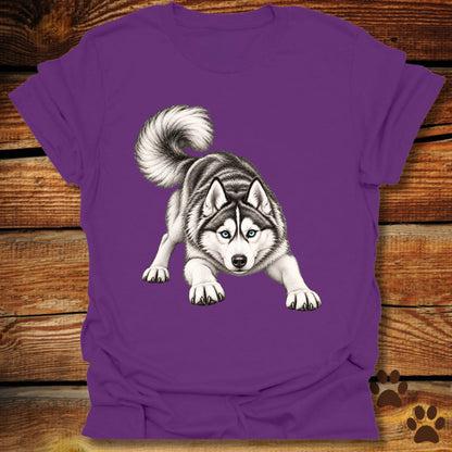 Siberian Husky Ready for Mischief T-Shirt