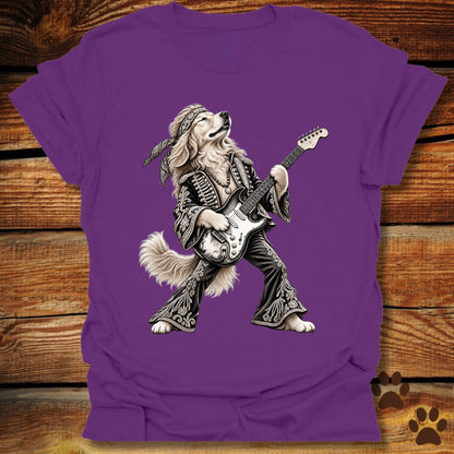 Golden Retriever Rock Star T-Shirt