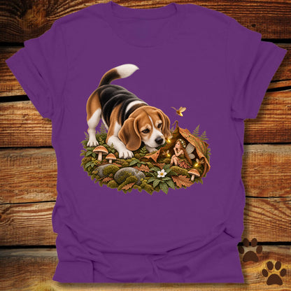 Beagle Finds a Fairy T-Shirt