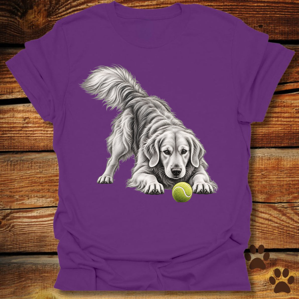 Golden Retriever Tennis Ball T-Shirt