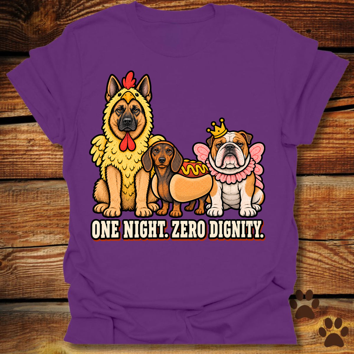 One Night. Zero Dignity T-Shirt