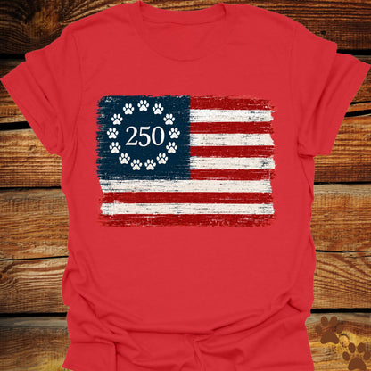 Patriotic Paw 250 American Flag