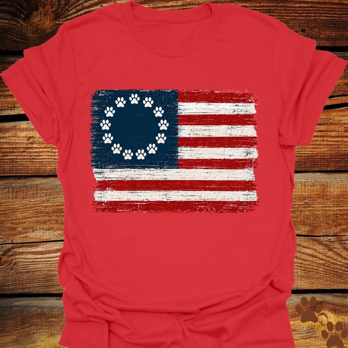 13 Original Paws American Flag