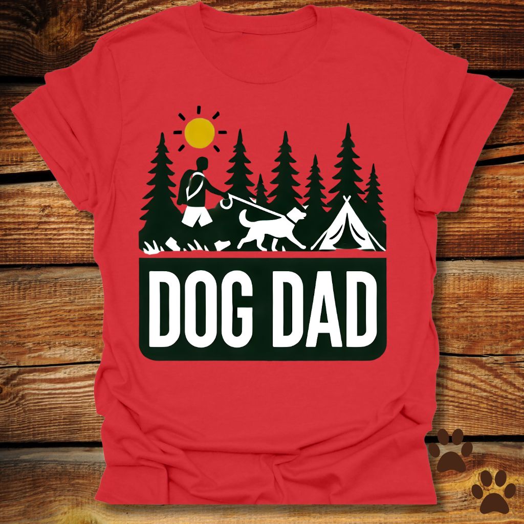 Dog Dad Camping Shirt