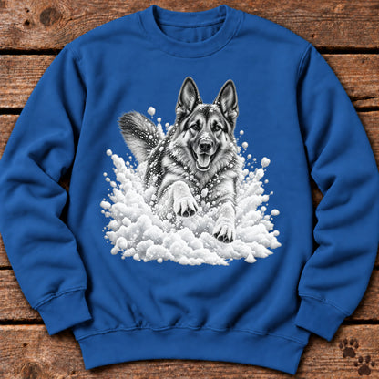 German Shepherd Snow Day Sweatshirt