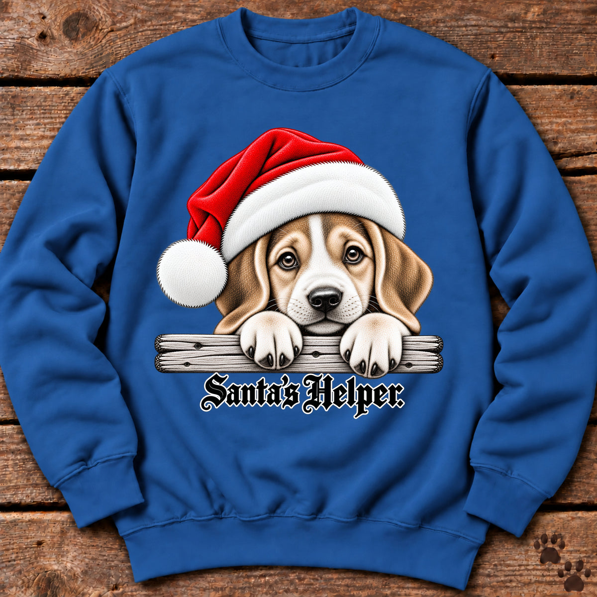 Santa’s Helper Beagle Sweatshirt