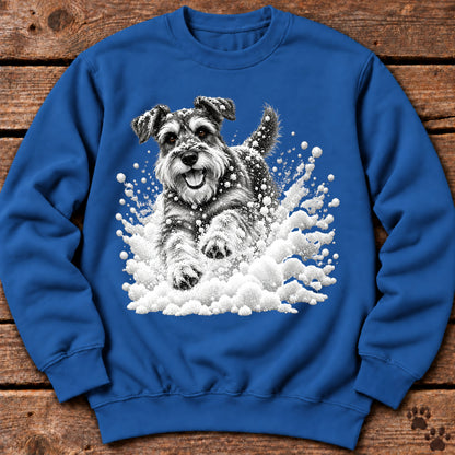 Schnauzer Snow Day Sweatshirt