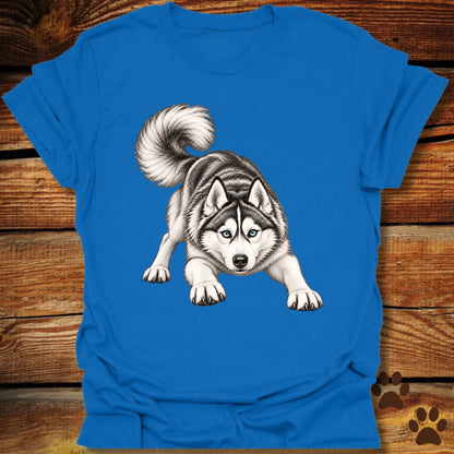 Siberian Husky Ready for Mischief T-Shirt