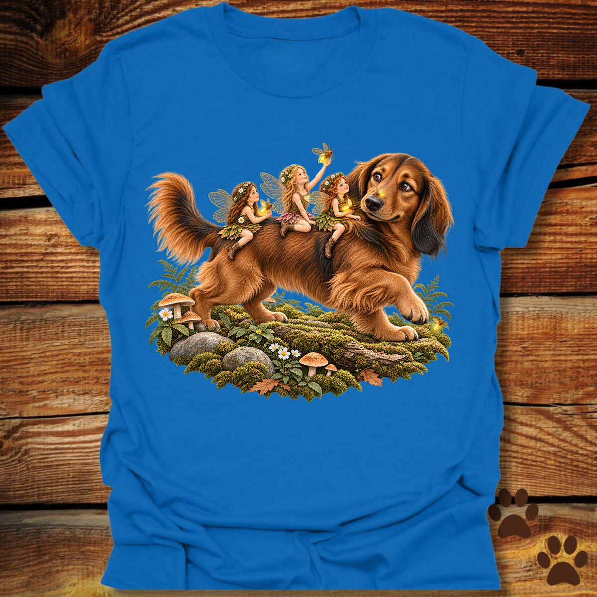 Fairies Riding a Dachshund T-Shirt