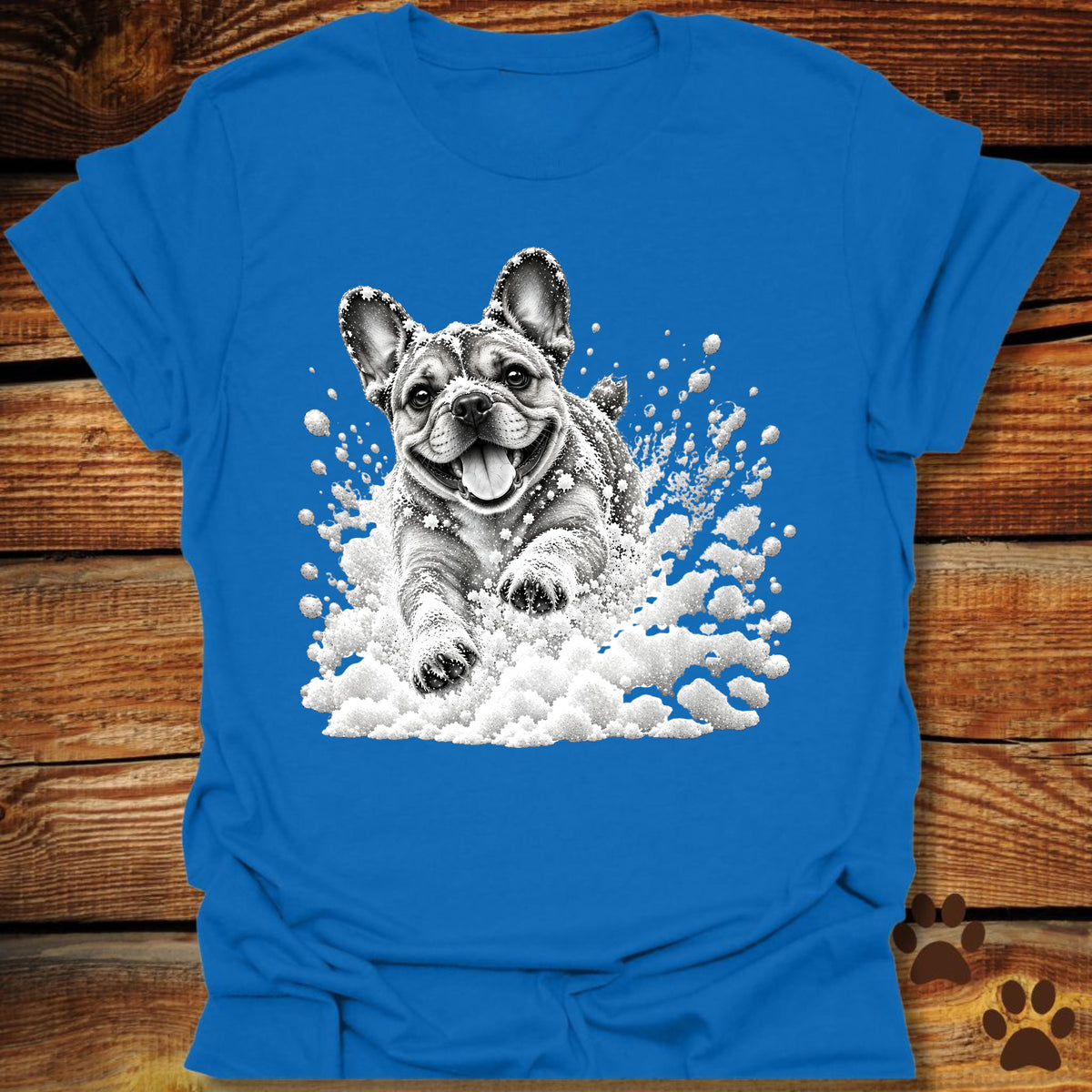 French (Frenchie) Bulldog Snow Day T-Shirt