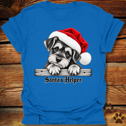 Santa’s Helper Miniature Schnauzer T-Shirt