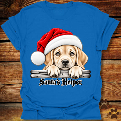 Santa’s Helper Yellow Labrador Retriever T-Shirt