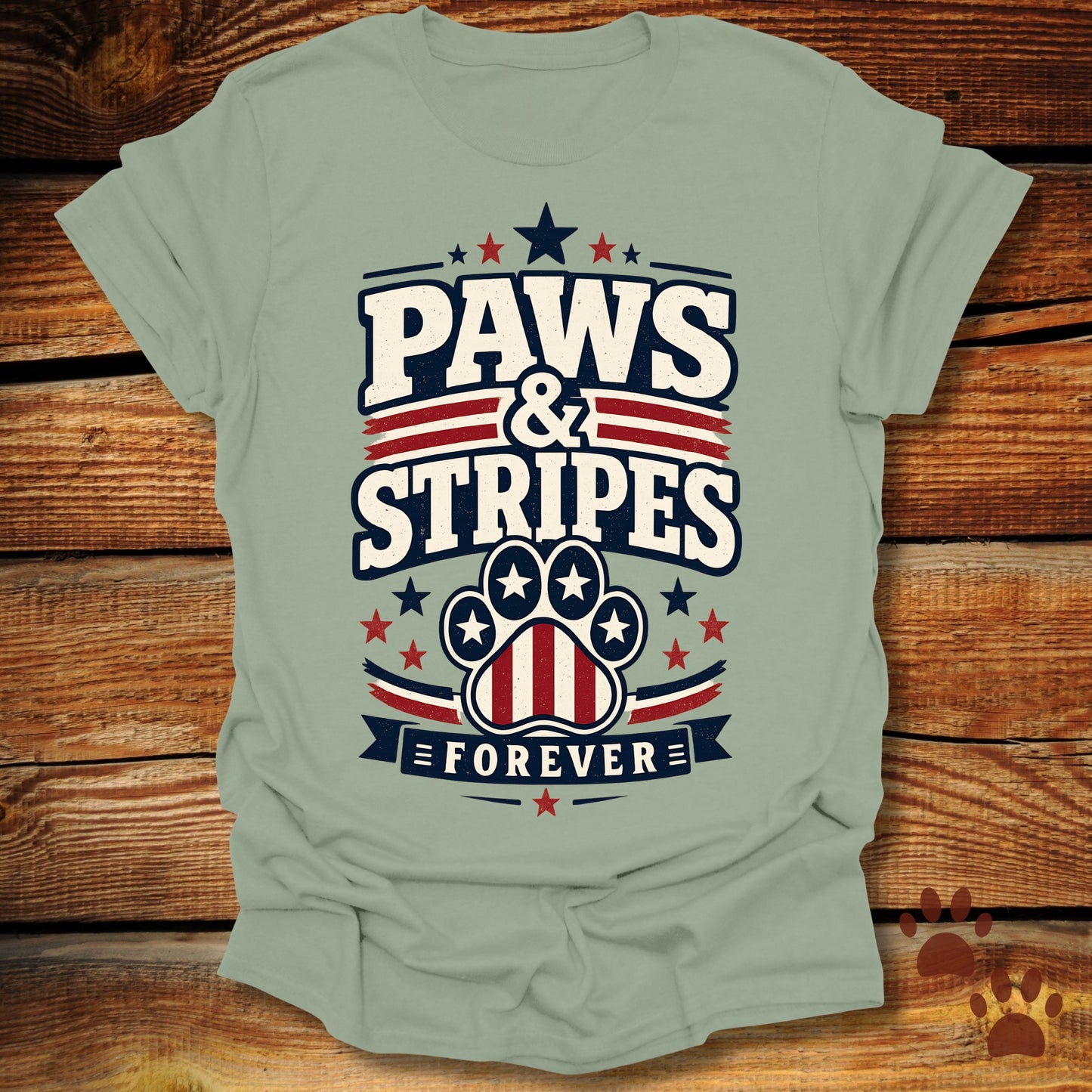 Paws and Stripes T-Shirt