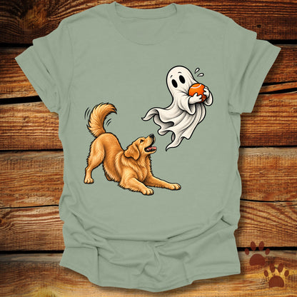 Not Your Ball Ghost Golden Retriever T-Shirt