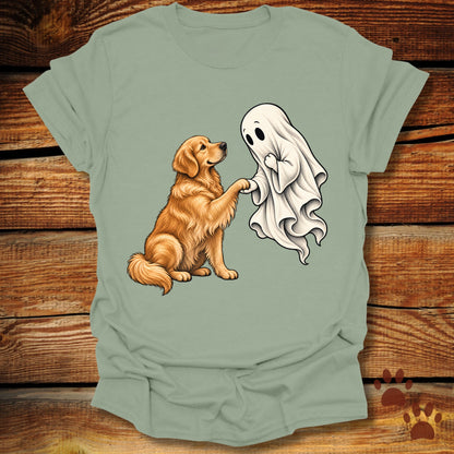 New Friend Ghost Golden Retriever T-Shirt