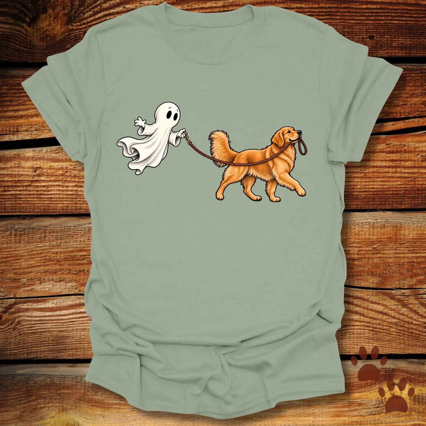 Ghost Walking the Golden T-Shirt