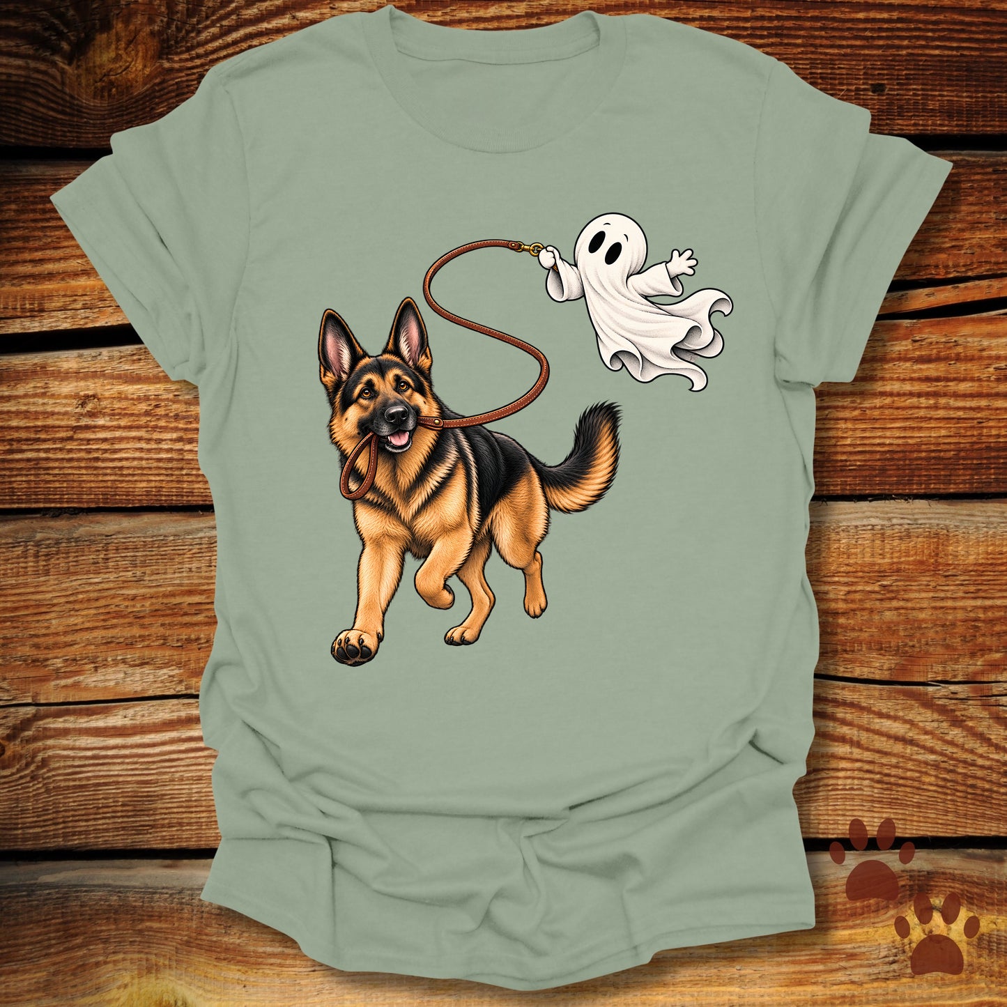 Ghost Walking the GSD T-Shirt