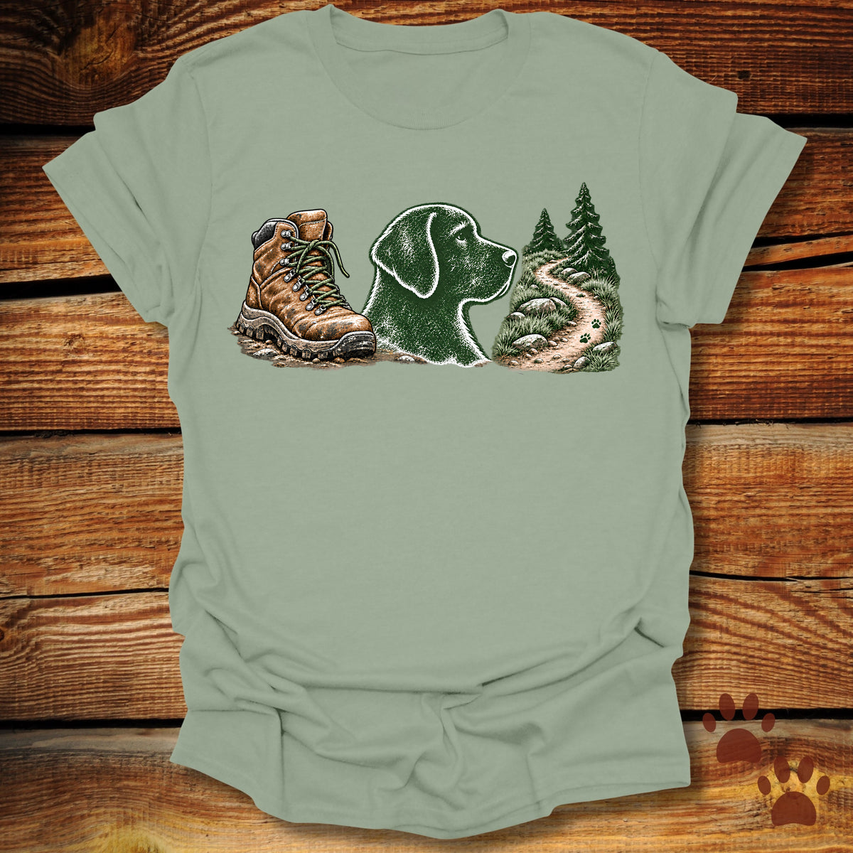 Labrador Retriever Hiking Buddy T-Shirt