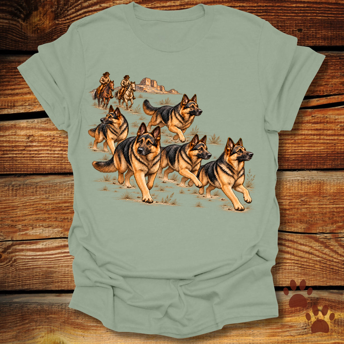 German Shepherd Roundup T-Shirt