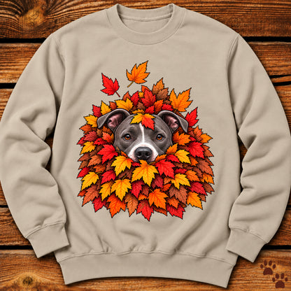 Pitbull Leaf Pile Crewneck