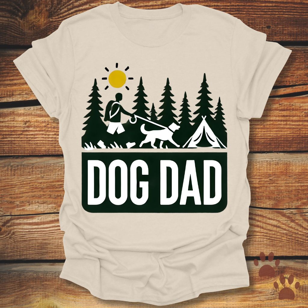 Dog Dad Camping Shirt