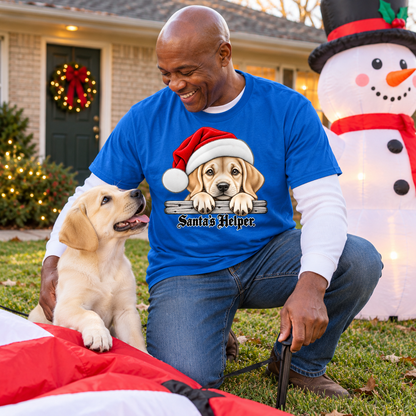Santa’s Helper Yellow Labrador Retriever T-Shirt
