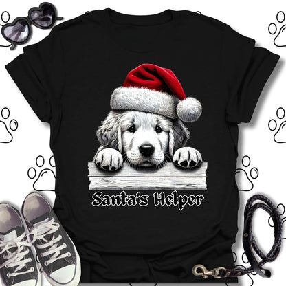 Santa’s Helper Golden Retriever Shirt