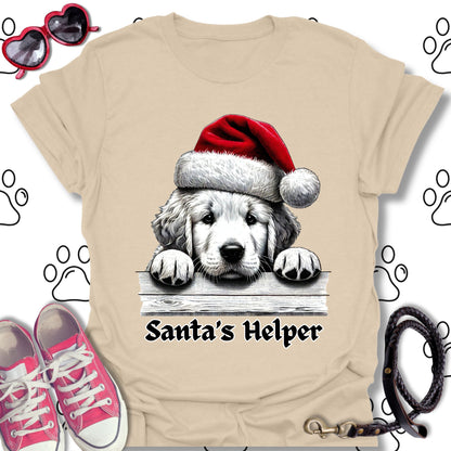 Santa’s Helper Golden Retriever Shirt
