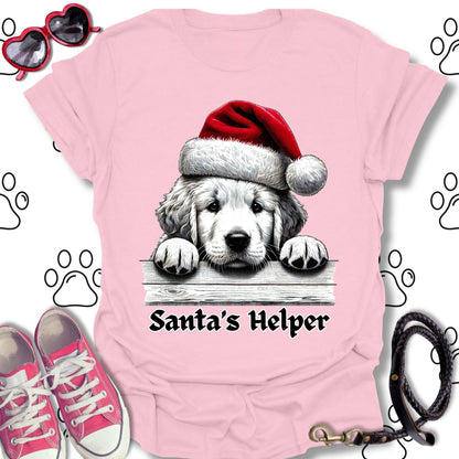 Santa’s Helper Golden Retriever Shirt