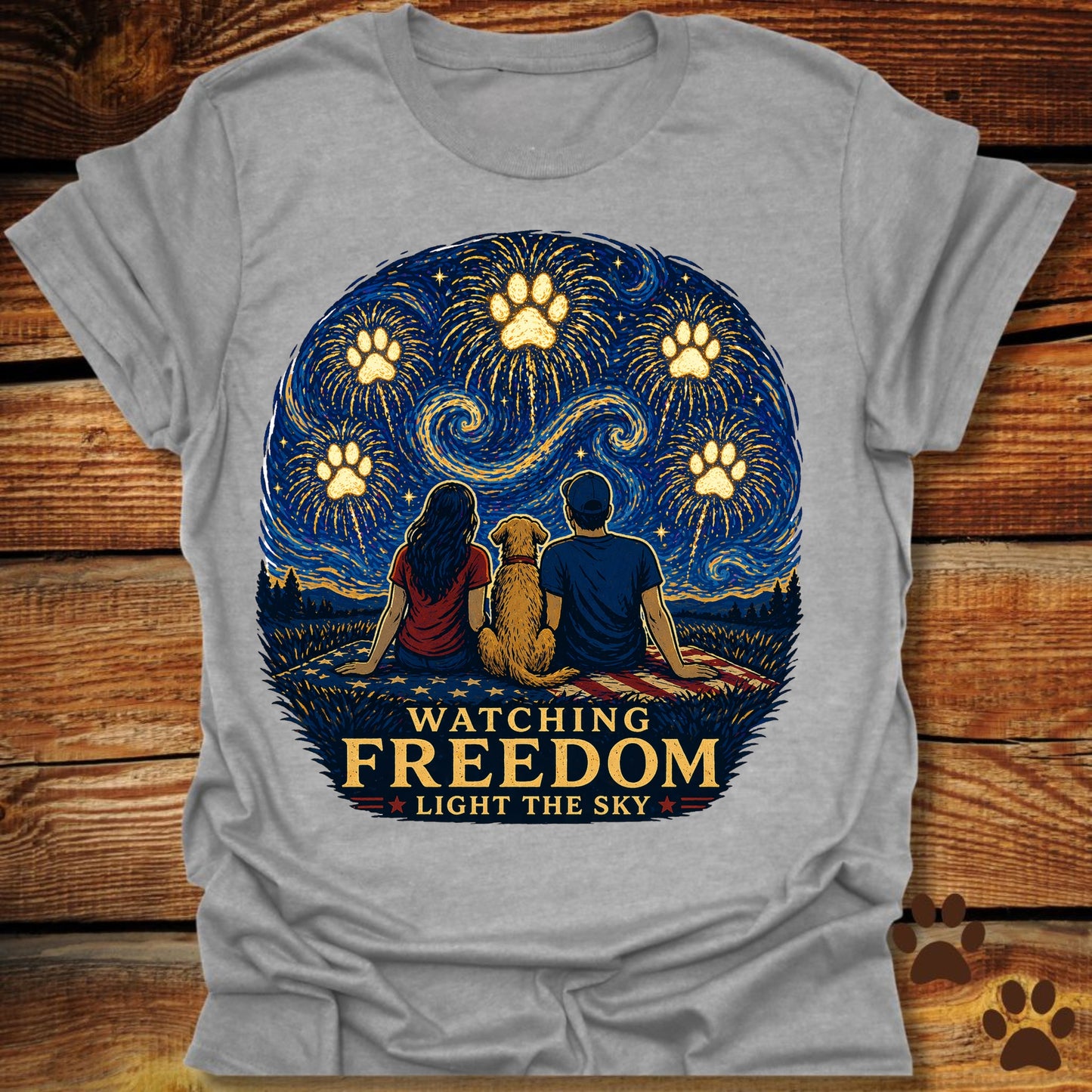Freedom Lights The Sky T-Shirt