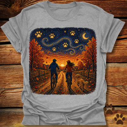 Starry Night Bike Ride T-Shirt