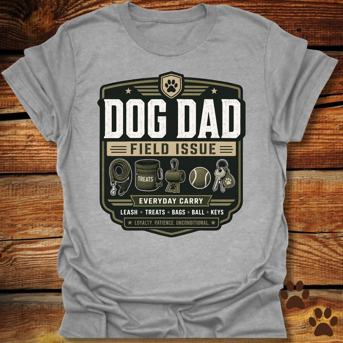 Dog Dad Field Issue T-Shirt