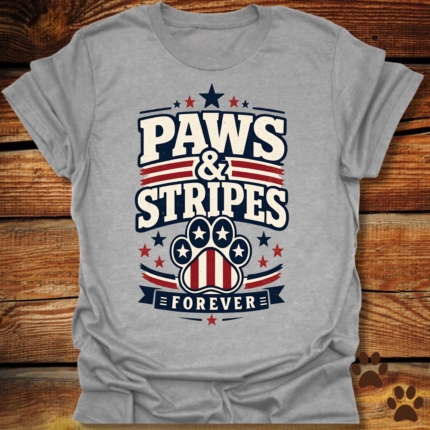 Paws and Stripes T-Shirt