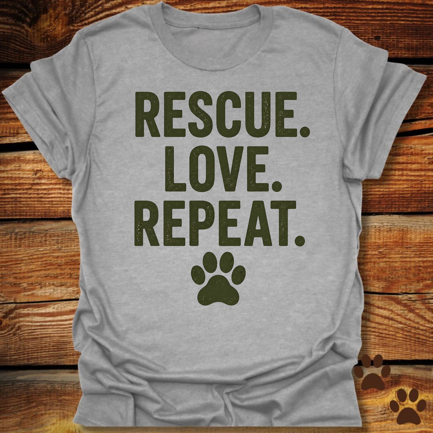 Rescue. Love. Repeat. T-Shirt