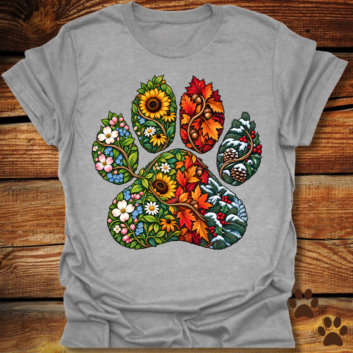 Four Seasons Botanical Paw T-Shirt
